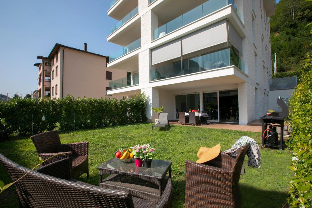 Apartamento Rebecca Garden Lugano Exterior foto