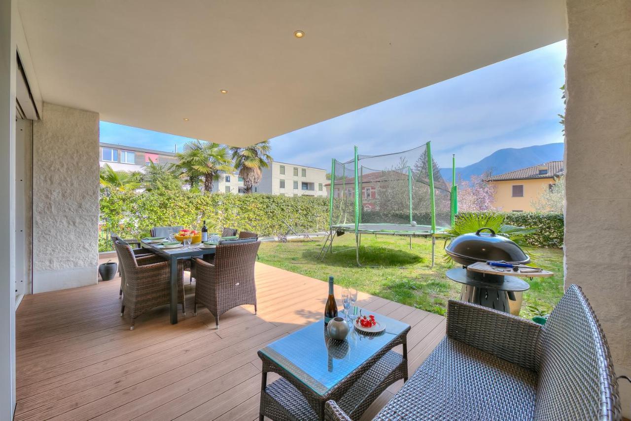 Apartamento Rebecca Garden Lugano Exterior foto
